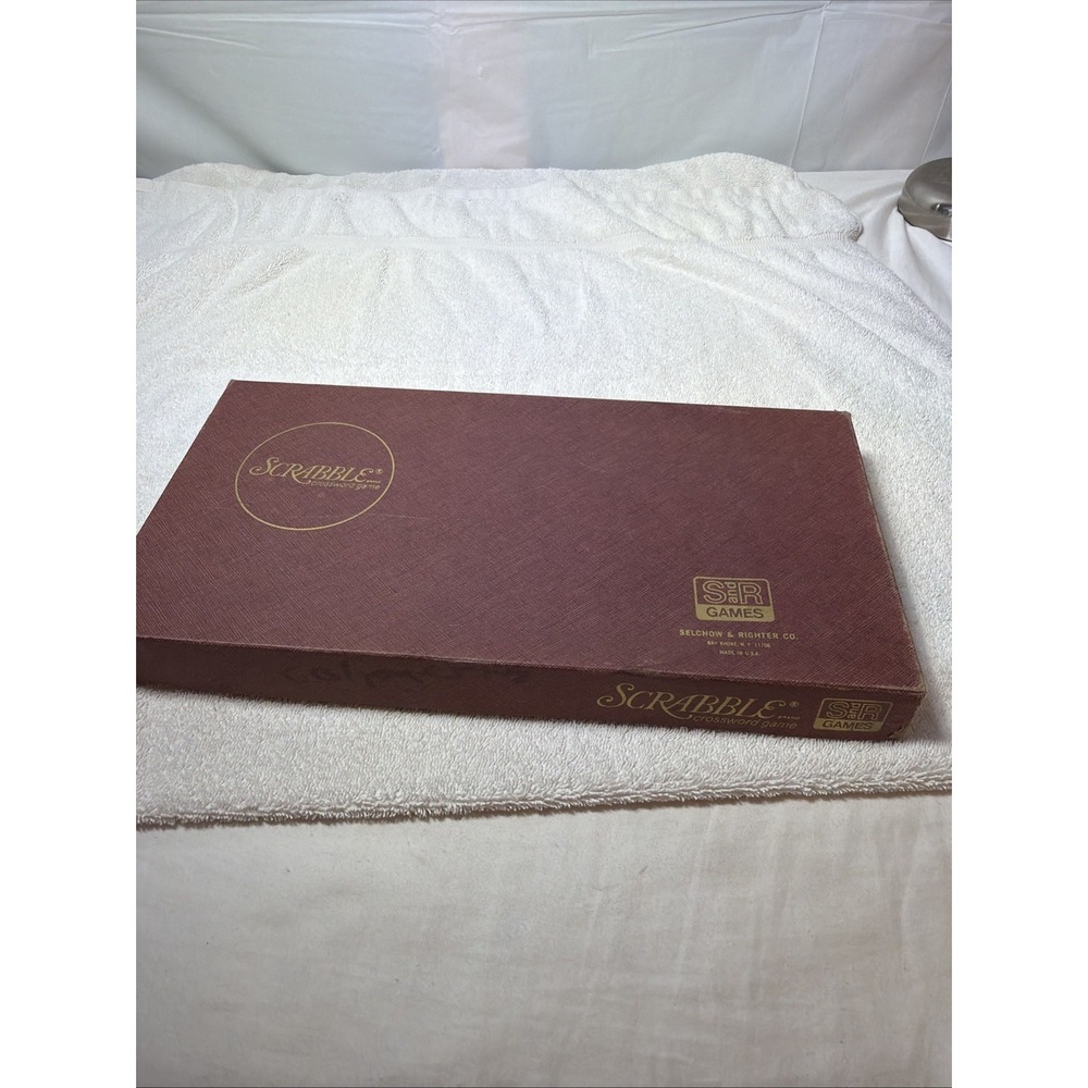 Vintage 1976 SelRight Selchow & Righter Scrabble Board Game Pre-owned ready2Play